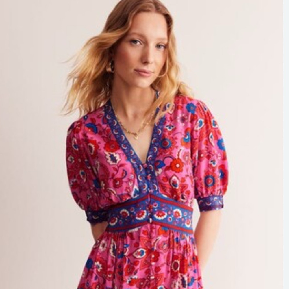 Boden Elsa Midi Tea Dress